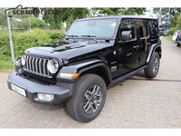 Gebraucht Jeep Wrangler Sahara 272 PS (200 kW) 2024 Black clear coat SUV