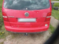 Gebraucht VW Touran 105 PS (77 kW) 2003 Rot Van / Kleinbus