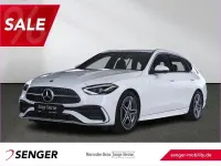 Gebraucht Mercedes C180 AMG 170 PS (125 kW) 2023 Unilack polarweiß Kombi