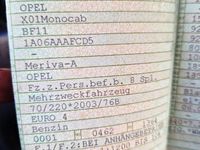 Gebraucht Opel Meriva Edition 90 PS (66 kW) 2008 Blau Van / Kleinbus