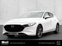 Neu Mazda 3 Exclusive-Line 140 PS (102 kW) 2025 Snowflake white Limousine