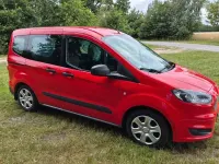 Gebraucht Ford Tourneo Courier Ambiente 101 PS (74 kW) 2017 Rot Van / Kleinbus