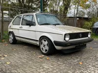Brugt VW Golf I S 70 HK (51 kW) 1981 Hvid Hatchback