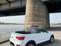Gebraucht VW T-Roc Cabriolet 150 PS (110 kW) 2021 Weiß Cabrio