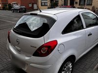 Gebraucht Opel Corsa Eco 2009 Weiß Kleinwagen