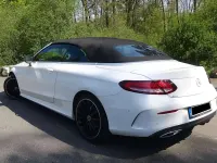 Gebraucht Mercedes C220 AMG line 194 PS (142 kW) 2020 Weiß Cabrio