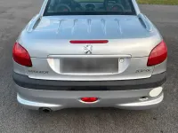 Gebraucht Peugeot 206 CC 136 PS (100 kW) 2001 Silber Cabrio