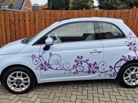 Gebraucht Fiat 500 Lounge 69 PS (50 kW) 2009 Azzurro Kleinwagen