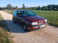 Gebraucht VW Golf III 75 PS (55 kW) 1992 Rot Kleinwagen