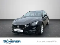 Gebraucht Seat Leon Style 150 PS (110 kW) 2022 Midnight schwarz metallic Kombi