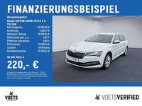 Gebraucht Skoda Superb Style 150 PS (110 kW) 2022 Weiß Kombi