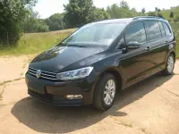 Gebraucht VW Touran Comfortline 110 PS (80 kW) 2015 Schwarz Van / Kleinbus