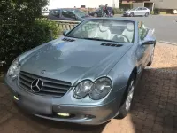 Gebraucht Mercedes SL350 245 PS (180 kW) 2003 Silber Cabrio