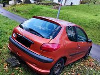 Gebraucht Peugeot 206 75 PS (55 kW) 2000 Orange Kleinwagen