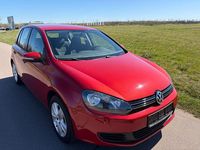 Gebraucht VW Golf VI 105 PS (77 kW) 2010 Rot Kleinwagen