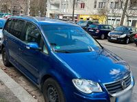 Gebraucht VW Touran Trendline 140 PS (102 kW) 2008 Blau Van / Kleinbus