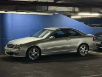 Usata Mercedes CLK280 Elegance 231 CV (169 kW) 2005 Argento Coupé