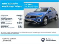 Gebraucht VW T-Roc 150 PS (110 kW) 2023 Blau / ravennablau (metallic) SUV