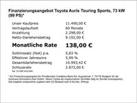 Gebraucht Toyota Auris Basis 99 PS (72 kW) 2016 Mysticschwarz mica Kombi