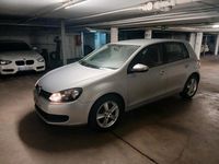 Gebraucht VW Golf VI 2009 Silber Kleinwagen