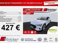 Gebraucht Audi e-tron Sportback S-Line 300 kW (408 PS) 2022 Gletscherweiß metallic SUV