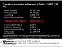 gebraucht VW e-Crafter PDC Kamera Klima SHZ Tempo Navi LED
