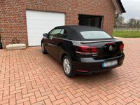 Gebraucht VW Golf Cabriolet 105 PS (77 kW) 2014 Schwarz Cabrio