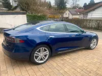 Usado Tesla Model S 311 kW (423 CV) 2016 Azul Utilitario