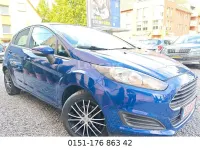 Gebraucht Ford Fiesta Trend 82 PS (60 kW) 2015 Blau Kleinwagen