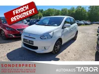 Gebraucht Mitsubishi Space Star Diamant Edition 80 PS (58 kW) 2016 Weiß Kleinwagen
