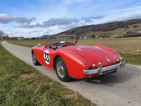 Brugt Austin Healey 100 90 HK (66 kW) 1955 Rød Cabriolet