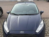Gebraucht Ford Fiesta Trend 101 PS (74 kW) 2016 Blau Kleinwagen