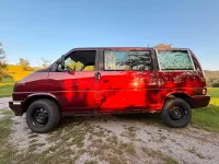 Gebraucht VW T4 110 PS (80 kW) 1994 Rot Van