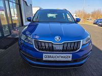 Gebraucht Skoda Karoq Style 110 PS (80 kW) 2021 Raceblau metallic (metallic) SUV