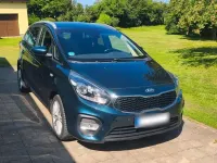 Gebraucht Kia Carens 135 PS (99 kW) 2018 Blau Van / Kleinbus
