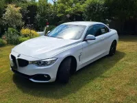 Gebraucht BMW 420 Cabriolet Sport Line 184 PS (135 kW) 2014 Weiß Cabrio