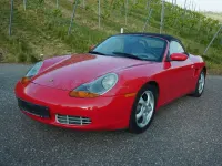 Brugt Porsche Boxster 220 HK (161 kW) 2000 Rød Cabriolet