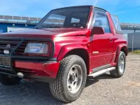 Gebraucht Suzuki Vitara 80 PS (58 kW) 1992 Rot Cabrio