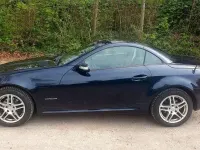 Gebraucht Mercedes SLK200 163 PS (119 kW) 2004 Blau Cabrio