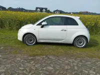 Gebraucht Fiat 500 Lounge 69 PS (50 kW) 2009 Weiß Cabrio