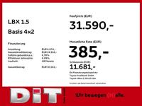 Neu Lexus LBX 136 PS (100 kW) 2025 Mysticschwarz mica SUV