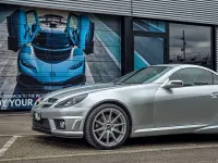 Gebraucht Mercedes SLK350 272 PS (200 kW) 2006 Silber Cabrio
