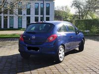 gebraucht Opel Corsa D Blau EZ 2009 119763 km mit Tempomat und 2x Bereifung