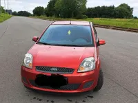 Gebraucht Ford Fiesta 60 PS (44 kW) 2008 Rot Kleinwagen