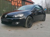 Gebraucht VW Golf VI 80 PS (58 kW) 2009 Schwarz Kleinwagen