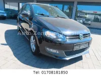Gebraucht VW Polo Match 90 PS (66 kW) 2013 Schwarz Kleinwagen
