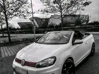 Gebraucht VW Golf Cabriolet GTI 211 PS (155 kW) 2013 Weiß Cabrio