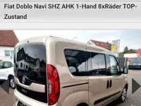 Gebraucht Fiat Doblò Lounge 120 PS (88 kW) 2016 Beige Van / Kleinbus