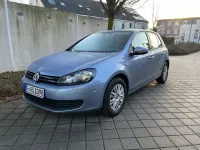 Gebraucht VW Golf VI Trendline 86 PS (63 kW) 2011 Blau Kleinwagen