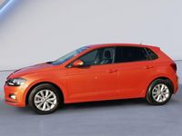 Gebraucht VW Polo Highline 95 PS (69 kW) 2020 Energetic orange metallic Kleinwagen